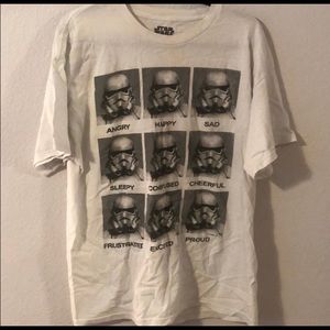 Star Wars Short Sleeve White T-shirt